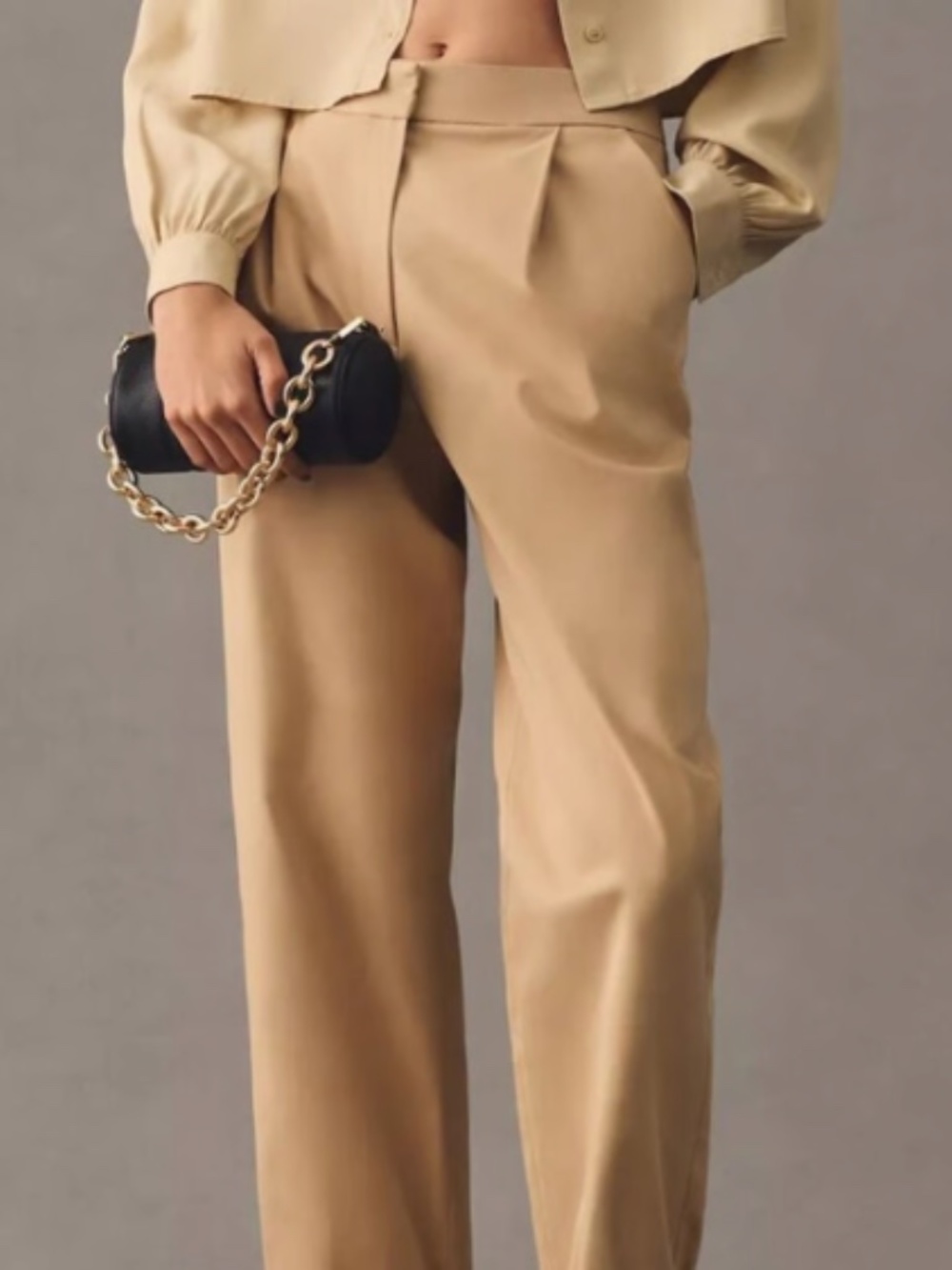 Anthropologie Exquise Chino Pant Size XS Tan NWOT (R)
